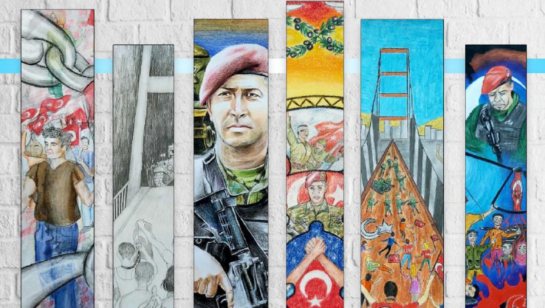 Türk Gençliğinden Hainlere Fırça Liseliler Arası Resim Yarışması'na Ait Katalog