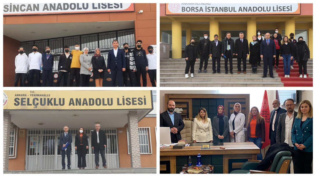 Eğitim Ortamlarına ve Süreçlerine Yönelik Değerlendirme Ziyaretleri Ankara İlimizde Gerçekleştiriliyor