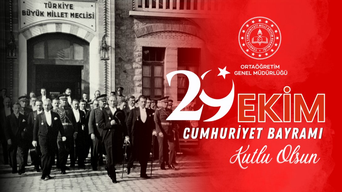 GENEL MÜDÜRÜMÜZ HALİL İBRAHİM TOPÇU'NUN 29 EKİM CUMHURİYET BAYRAMI MESAJI