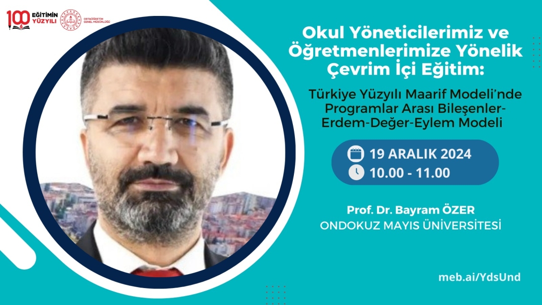 GENEL MÜDÜRLÜĞÜMÜZE BAĞLI LİSELERDE GÖREV YAPAN YÖNETİCİ VE ÖĞRETMENLERE YÖNELİK HİZMET İÇİ EĞİTİM YAPILDI